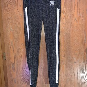 Dark grey “justice” joggers